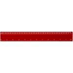 Renzo 30 cm plastic ruler Red
