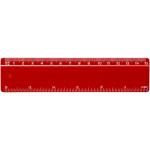 Renzo 15 cm plastic ruler Red