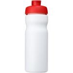Baseline® Plus 650 ml Sportflasche mit Klappdeckel Weiß/rot