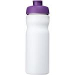 Baseline® Plus 650 ml flip lid sport bottle White/purple