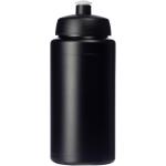 Baseline® Plus grip 500 ml Sportflasche mit Sportdeckel Schwarz