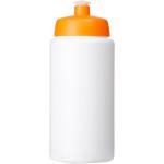 Baseline® Plus grip 500 ml sports lid sport bottle White/orange