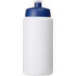 Baseline® Plus grip 500 ml sports lid sport bottle White/blue