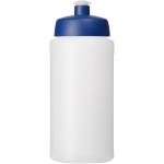 Baseline® Plus grip 500 ml sports lid sport bottle Transparent blue