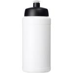 Baseline® Plus 500 ml Flasche mit Sportdeckel Weiß/schwarz