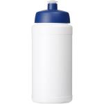 Baseline® Plus 500 ml Flasche mit Sportdeckel Weiß/blau