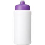 Baseline® Plus 500 ml bottle with sports lid White/purple
