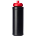Baseline® Plus grip 750 ml Sportflasche mit Sportdeckel Schwarz/rot