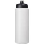 Baseline® Plus grip 750 ml Sportflasche mit Sportdeckel Transparent schwarz