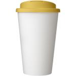 Americano® 350 ml tumbler with spill-proof lid White/yellow