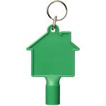 Maximilian house-shaped utility key with keychain Green