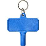 Largo Kunststoff Heizkörperschlüssel mit Schlüsselanhänger Blau