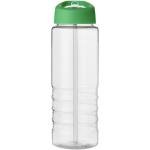 H2O Active® Treble 750 ml spout lid sport bottle Transparent green