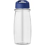H2O Active® Pulse 600 ml spout lid sport bottle Transparent blue