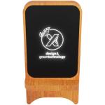 SCX.design W16 15W light-up wireless wooden stand Timber