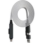 SCX.design C58 60 W magnetisches Flachladekabel Grau