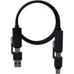 SCX.design C59 100 W magnetisches Silikon Ladekabel Schwarz