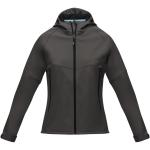 Coltan Softshelljacke aus recyceltem Material für Damen, graphit Graphit | XS