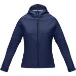 Coltan women’s GRS recycled softshell jacket, navy Navy | S