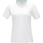 Azurite T-Shirt aus GOTS-zertifizierter Bio-Baumwolle für Damen, weiß Weiß | XS