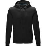 Ruby men’s organic recycled full zip hoodie, black Black | XL