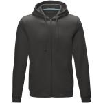 Ruby men’s GOTS organic recycled full zip hoodie, graphite Graphite | XS