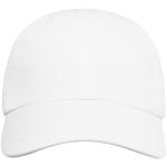 Mica 6 panel GRS recycled cool fit cap White