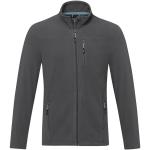 Amber men's GRS recycled full zip fleece jacket, graphite Graphite | XS