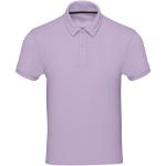Akoya GRS recycled terry unisex polo, lilac Lilac | XS