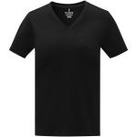 Somoto short sleeve women's V-neck t-shirt, black Black | XS