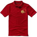 Calgary short sleeve men's polo, red Red | XS