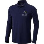 Oakville Langarm Poloshirt für Herren, Navy Navy | XS
