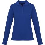 Calgary 180 g/m2 long sleeve women's polo, aztec blue Aztec blue | XS
