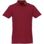 Helios short sleeve men's polo, burgundy Burgundy | XL