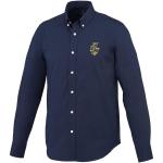 Vaillant 142 g/m2 long sleeve men's oxford shirt, blue,navy Blue,navy | XS