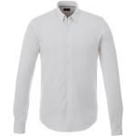 Bigelow long sleeve men's pique shirt, white White | L
