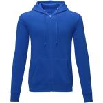 Charon 240 g/m2 unisex full zip hoodie, aztec blue Aztec blue | L