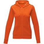Theron women’s full zip hoodie, orange Orange | XS