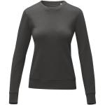 Zenon women’s crewneck sweater, graphite Graphite | XS