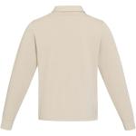Clyde unisex organic rugby polo sweatshirt, oatmeal Oatmeal | XXS