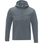 Sayan Kapuzenpullover mit halbem Reißverschluss für Herren, grau Grau | XS