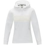 Sayan women's half zip anorak hooded sweater, white White | XS
