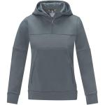 Sayan Kapuzenpullover mit halbem Reißverschluss für Damen, grau Grau | L