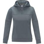 Sayan women's half zip anorak hooded sweater, gray Gray | XS