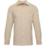 Alum 252 g/m² corduroy unisex shirt, oatmeal Oatmeal | XXS