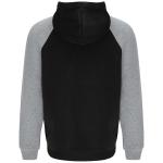 Badet zweifarbiger Kapuzenpullover für Kinder, schwarz/grau Schwarz/grau | 10