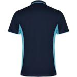 Montmelo 150 g/m² short sleeve unisex sports polo, royal/sky Royal/sky | L