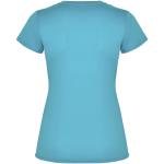 Montecarlo short sleeve women's sports t-shirt, turqoise Turqoise | L