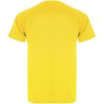 Montecarlo short sleeve men's sports t-shirt, yellow Yellow | L
