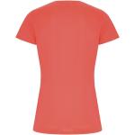 Imola short sleeve women's sports t-shirt, fluor coral Fluor coral | L